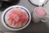 pink breakfast slop